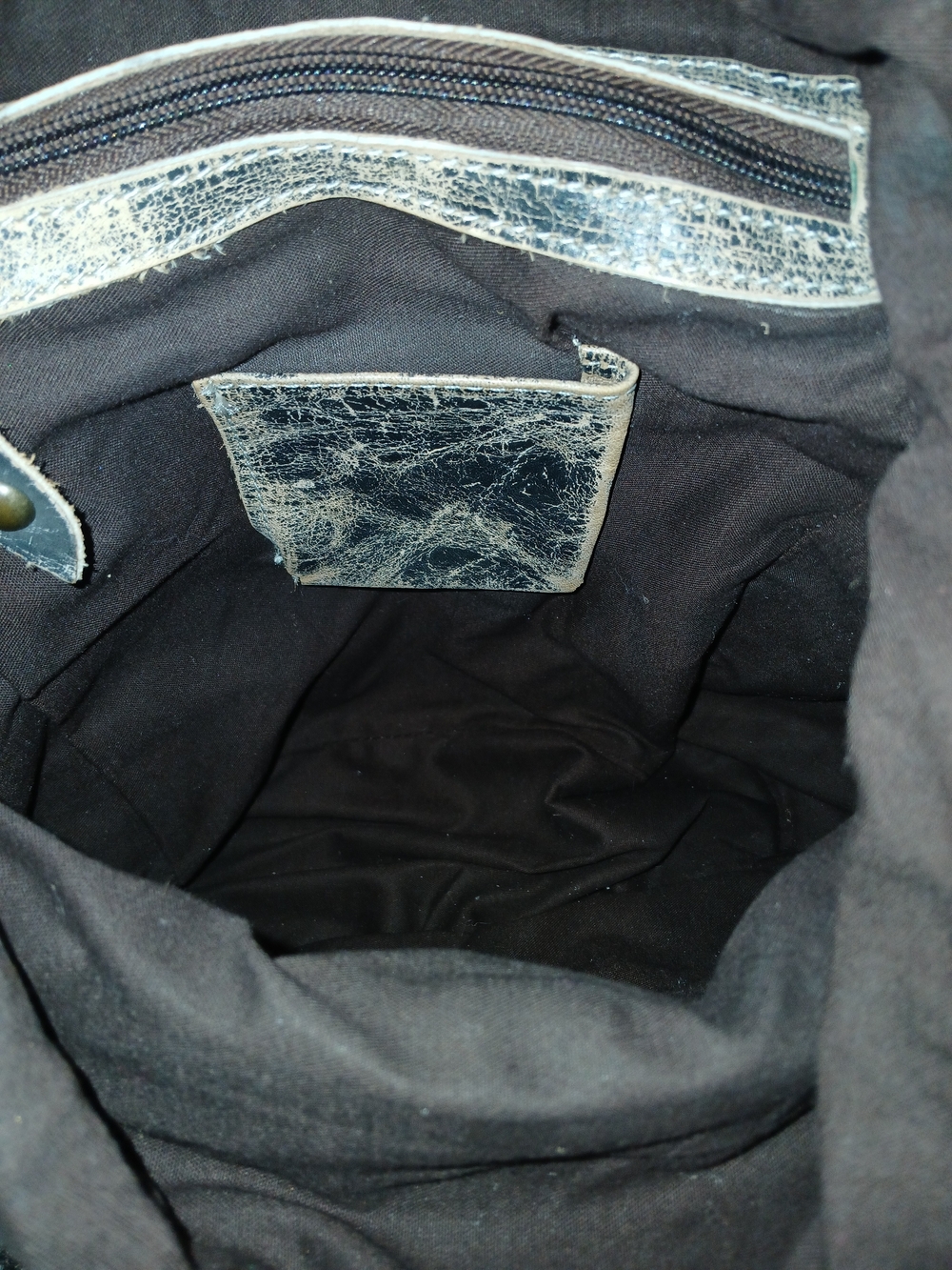 BED STU Distressed Leather JERICHO Brown Backpack - Picture 8 of 13